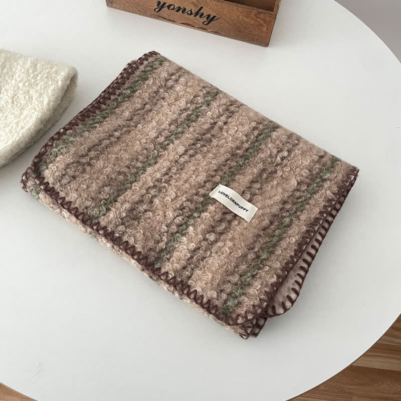 Bufanda de cuadros escoceses ultra a rayas unisex con accesorios de invierno