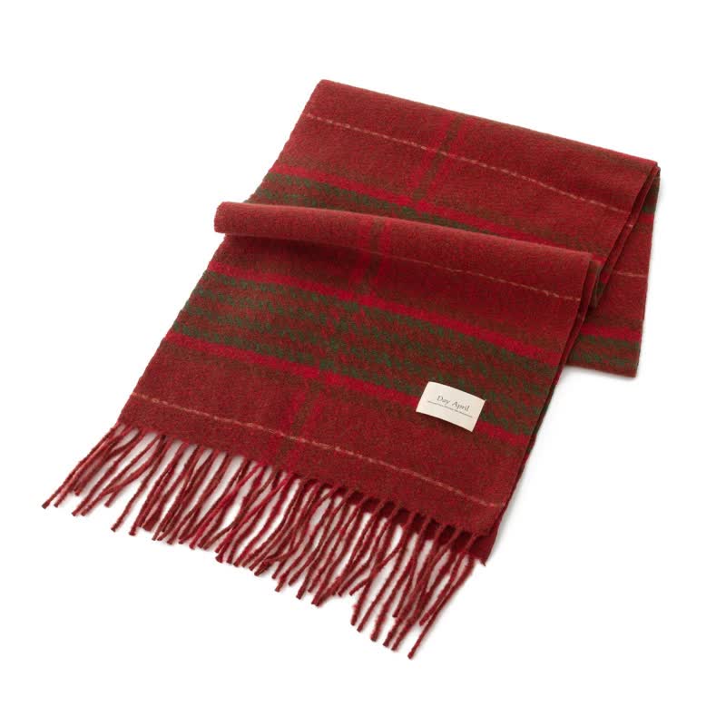 Bufanda unisex atemporal de cuadros escoceses