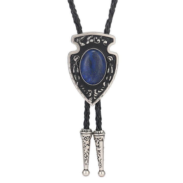 Colgante de piedra artificial estilo tribal con flechas