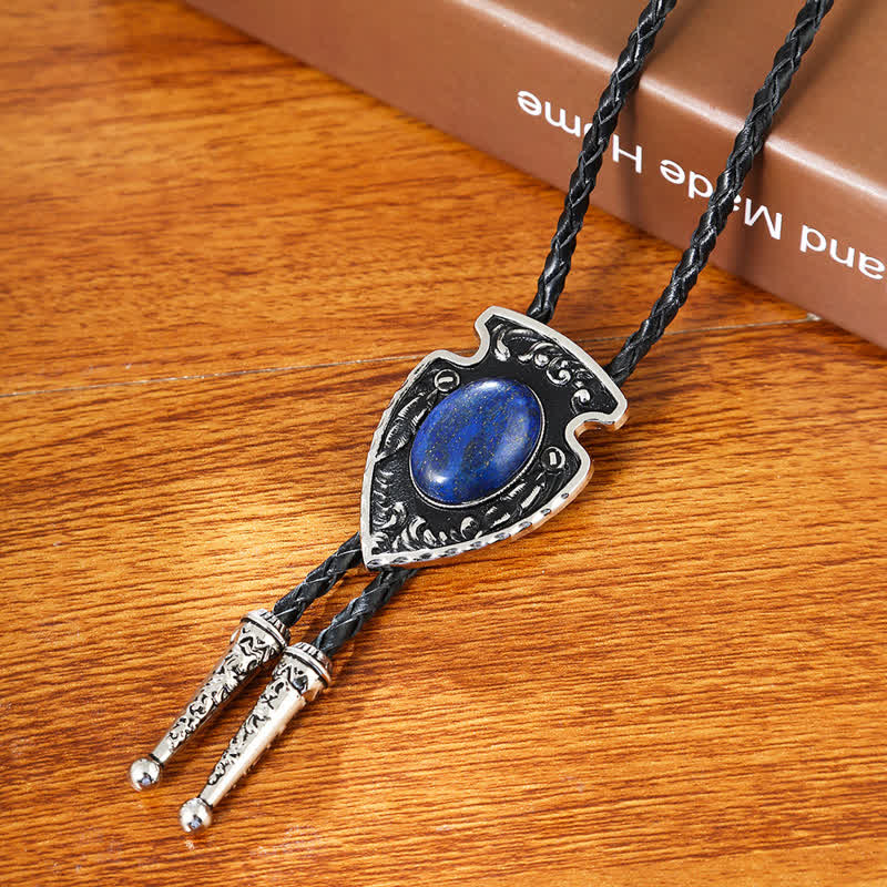 Colgante de piedra artificial estilo tribal con flechas