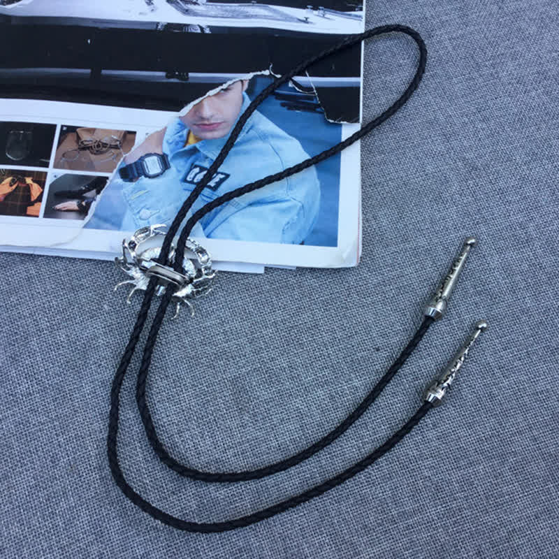 Colgante de concha de abulón de cangrejo extraíble con lazo de bolo