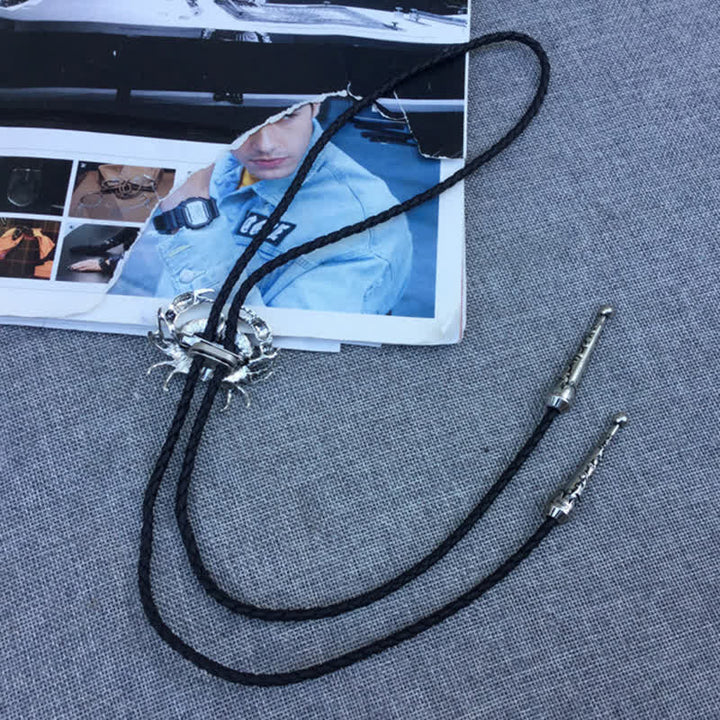 Colgante de concha de abulón de cangrejo extraíble con lazo de bolo