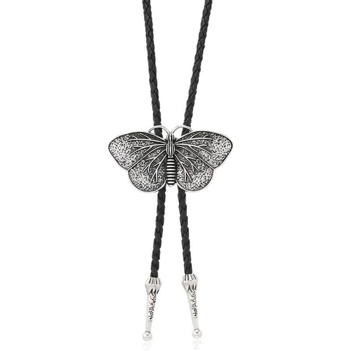 Collar de disfraz de mascarada de mariposa occidental, corbata de bolo