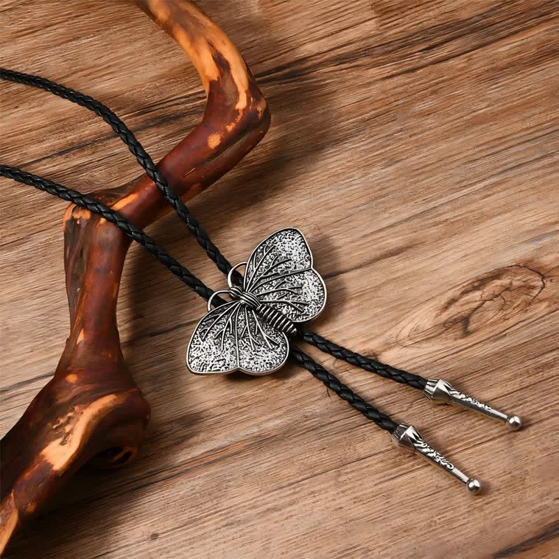 Collar de disfraz de mascarada de mariposa occidental, corbata de bolo