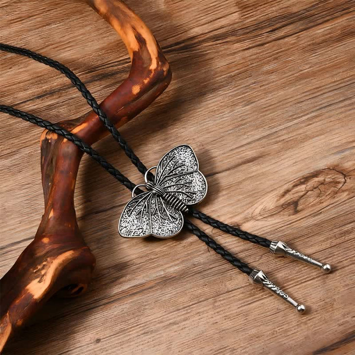 Collar de disfraz de mascarada de mariposa occidental, corbata de bolo