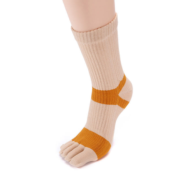 Calcetines de cinco dedos a juego con el color para hombre