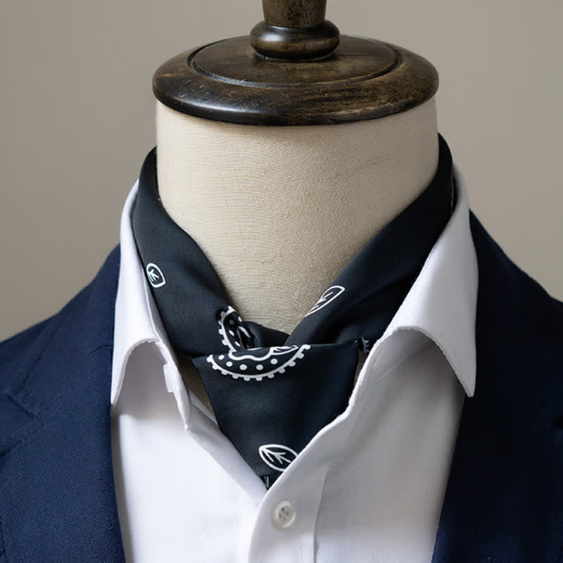 Bufanda cuadrada grande y elegante con estampado clásico de cachemira en estilo británico