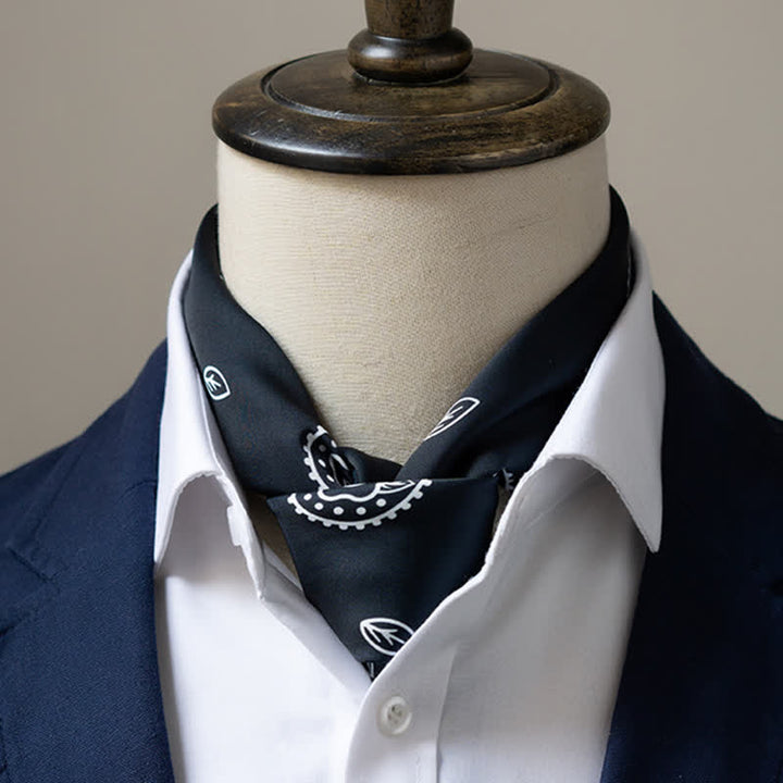 Bufanda cuadrada grande y elegante con estampado clásico de cachemira en estilo británico