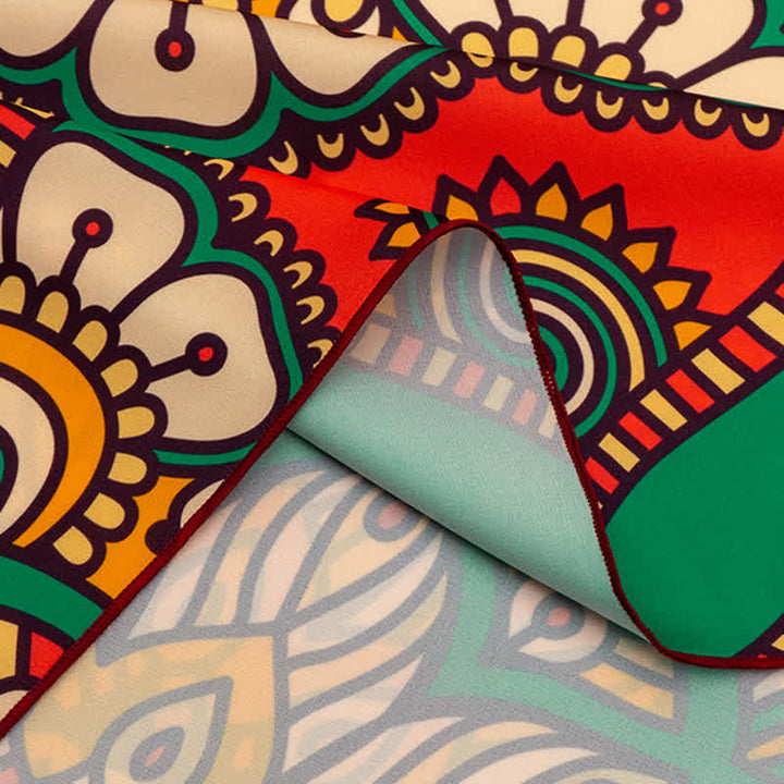 Bufanda cuadrada grande y elegante con estampado clásico de cachemira en estilo británico