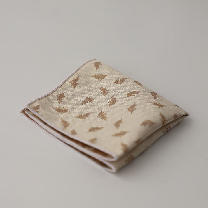 Pañuelo de bolsillo con estampado floral artístico para hombre