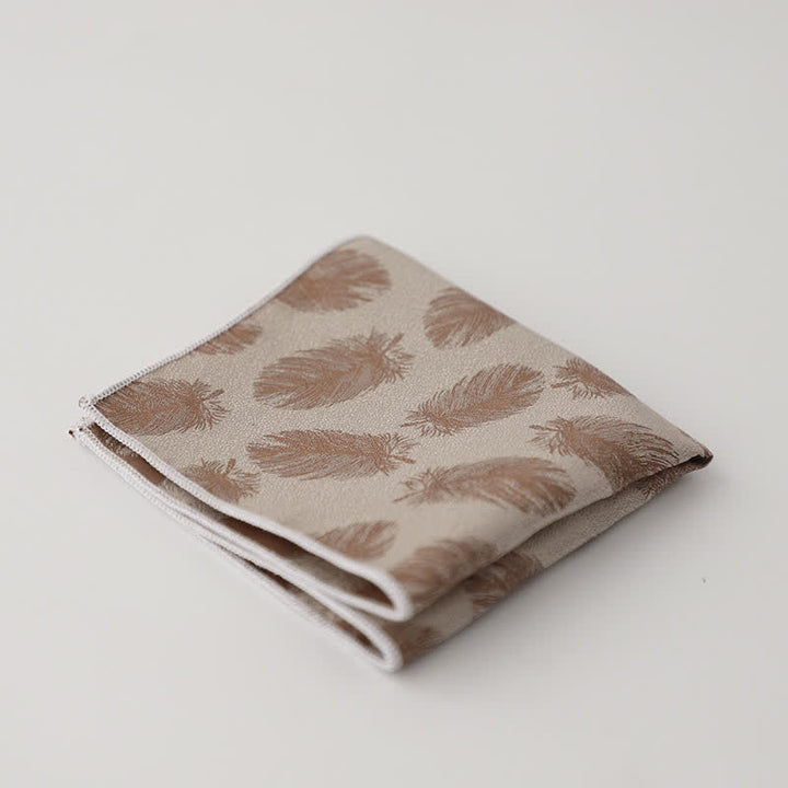 Pañuelo de bolsillo con estampado floral artístico para hombre