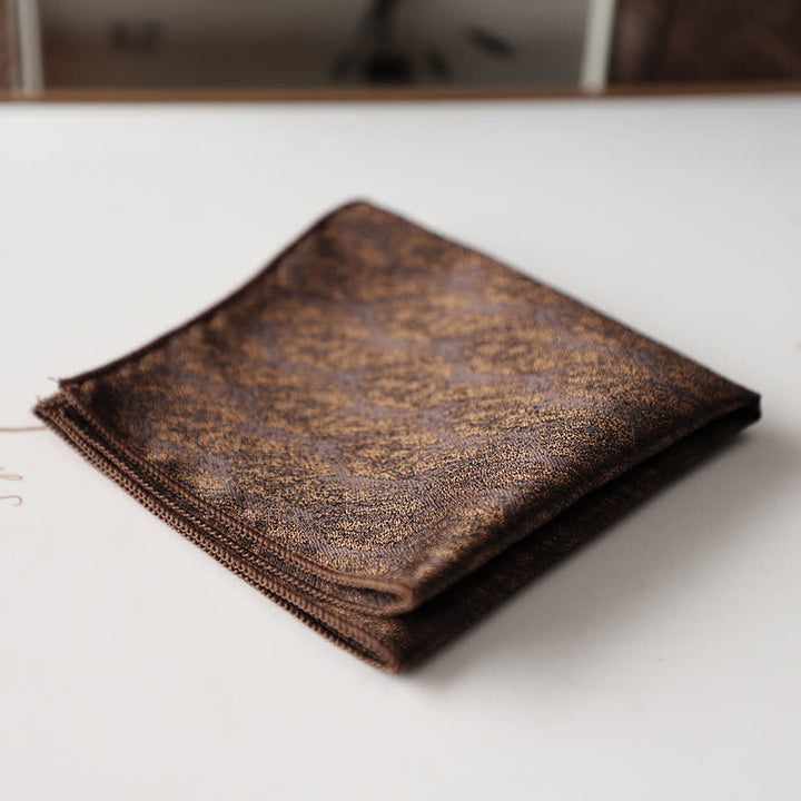 Pañuelo de bolsillo con estampado floral retro elegante para hombre