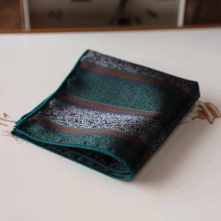 Pañuelo de bolsillo con estampado floral retro elegante para hombre