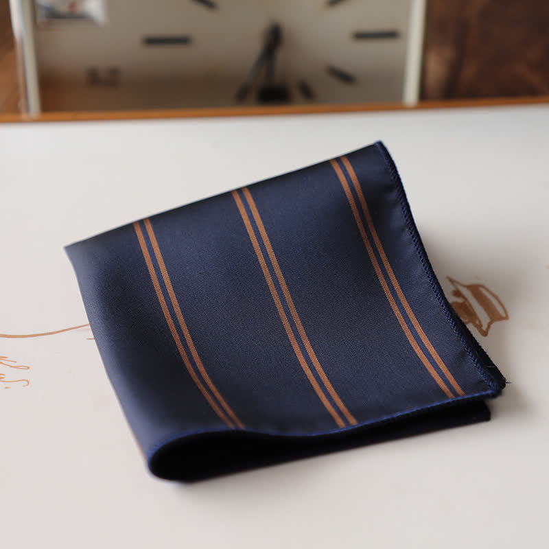 Pañuelo de bolsillo con estampado floral retro elegante para hombre