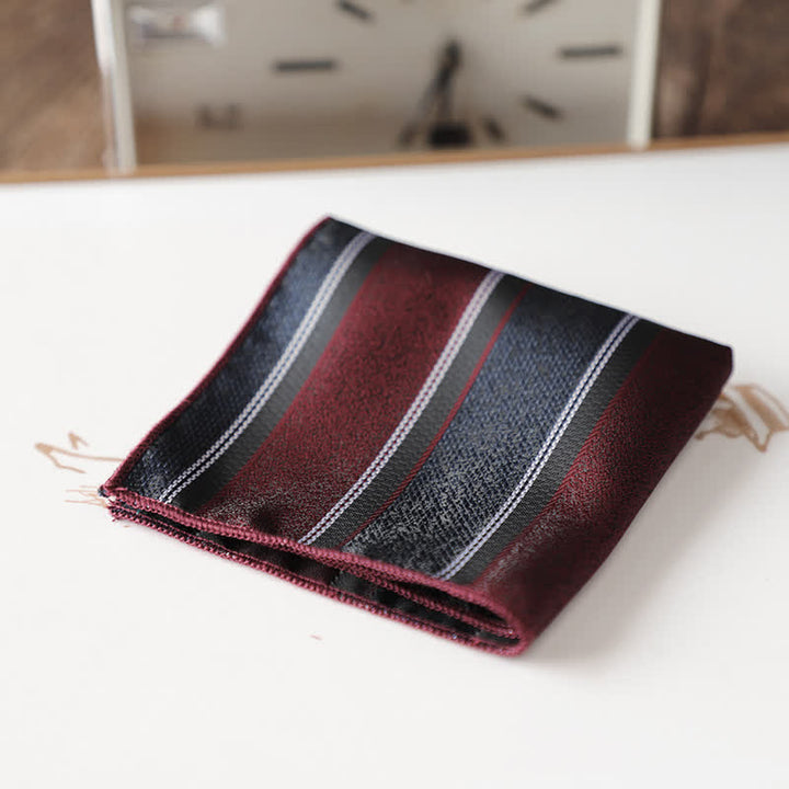 Pañuelo de bolsillo con estampado floral retro elegante para hombre