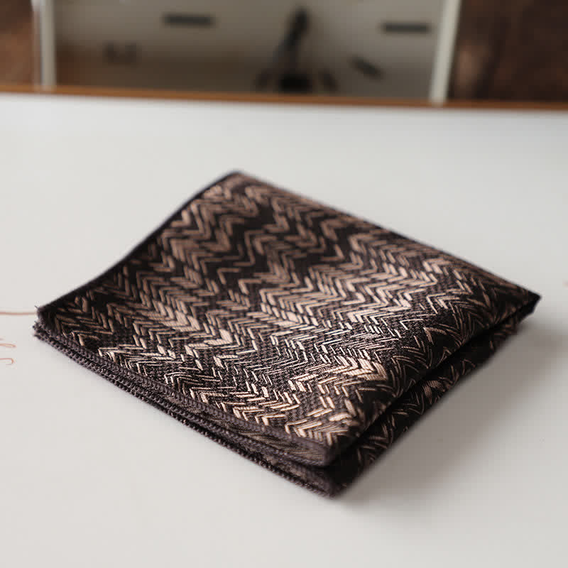 Pañuelo de bolsillo con estampado floral retro elegante para hombre