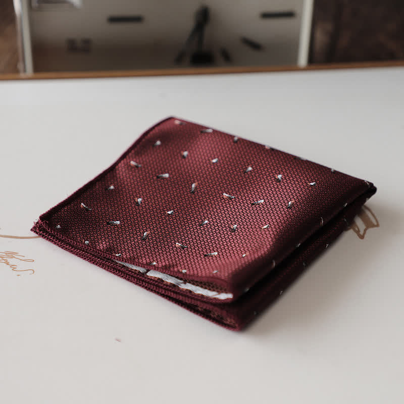 Pañuelo de bolsillo con estampado floral retro elegante para hombre