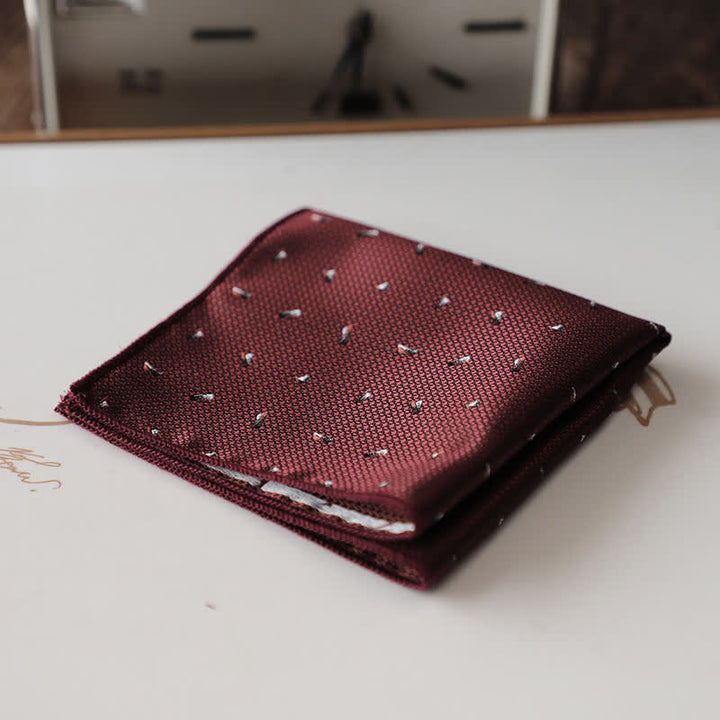 Pañuelo de bolsillo con estampado floral retro elegante para hombre