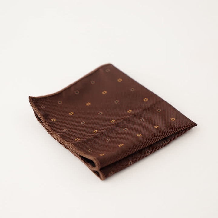 Pañuelo de bolsillo con lunares y rayas para hombre