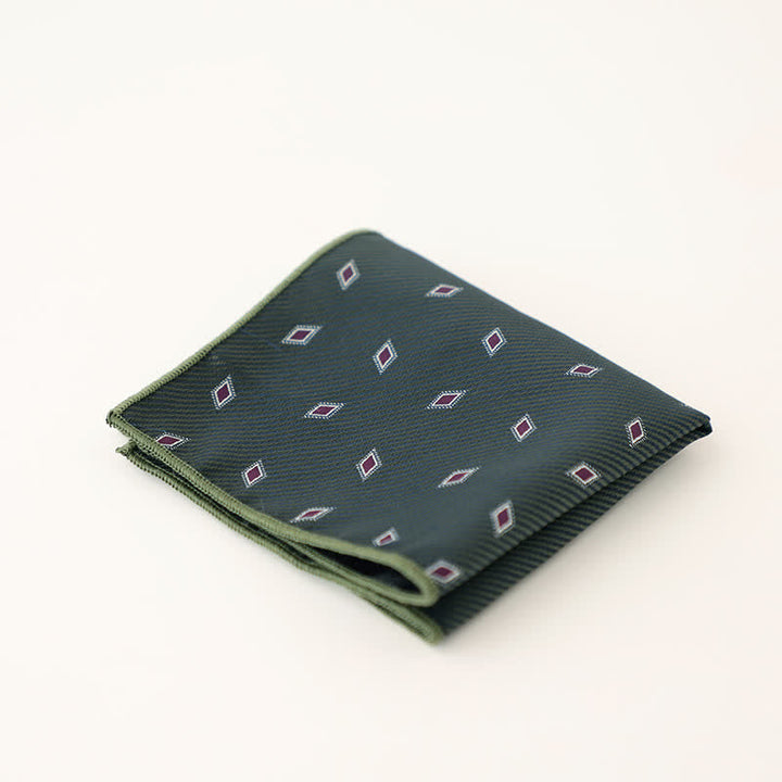 Pañuelo de bolsillo con lunares y rayas para hombre