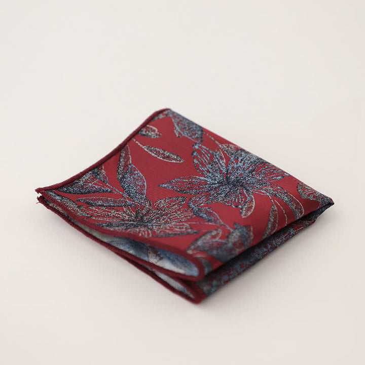 Pañuelo de bolsillo con lunares y rayas para hombre