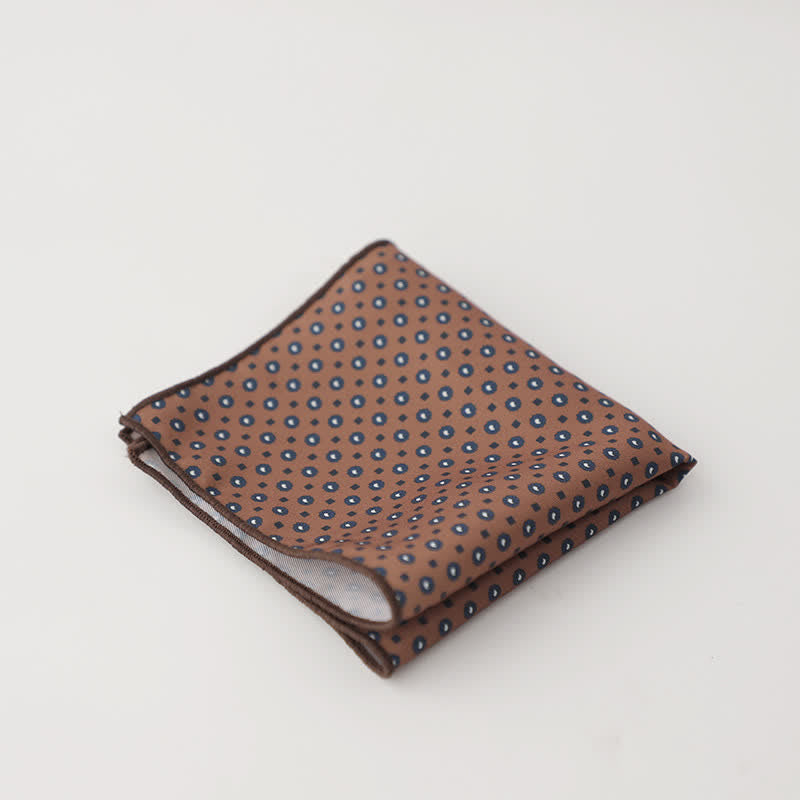 Pañuelo de bolsillo con diseño geométrico abstracto para hombre