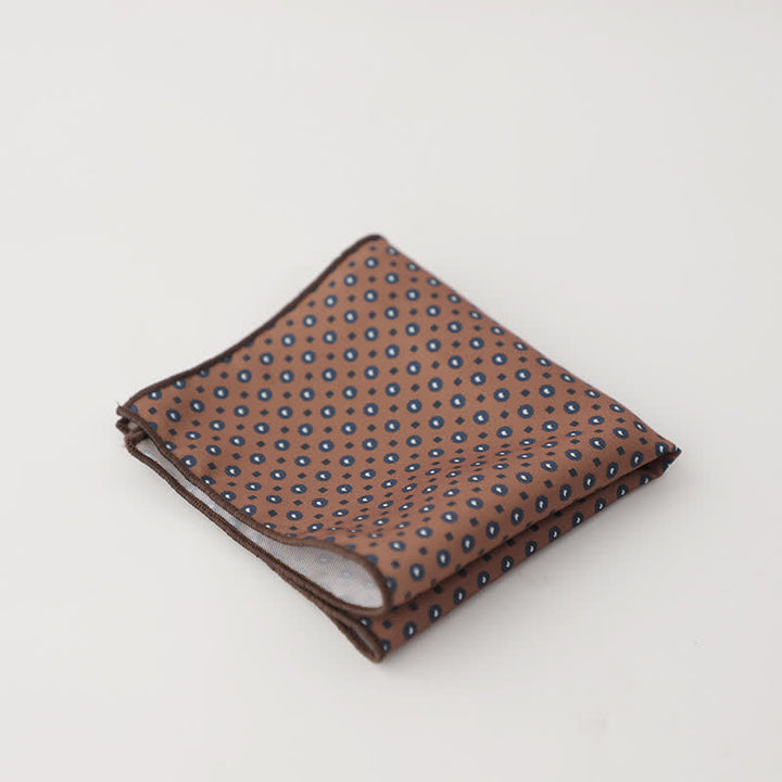 Pañuelo de bolsillo con diseño geométrico abstracto para hombre