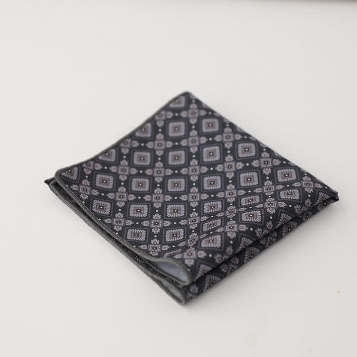 Pañuelo de bolsillo con diseño geométrico abstracto para hombre