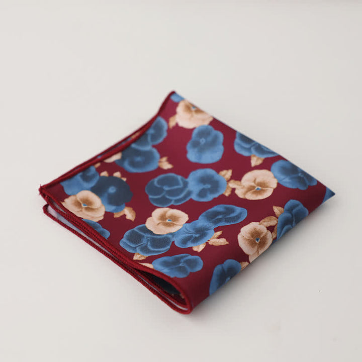 Pañuelo de bolsillo con diseño geométrico abstracto para hombre