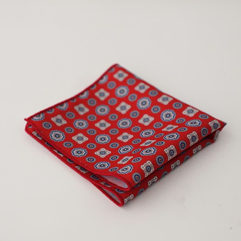 Pañuelo de bolsillo con diseño geométrico abstracto para hombre