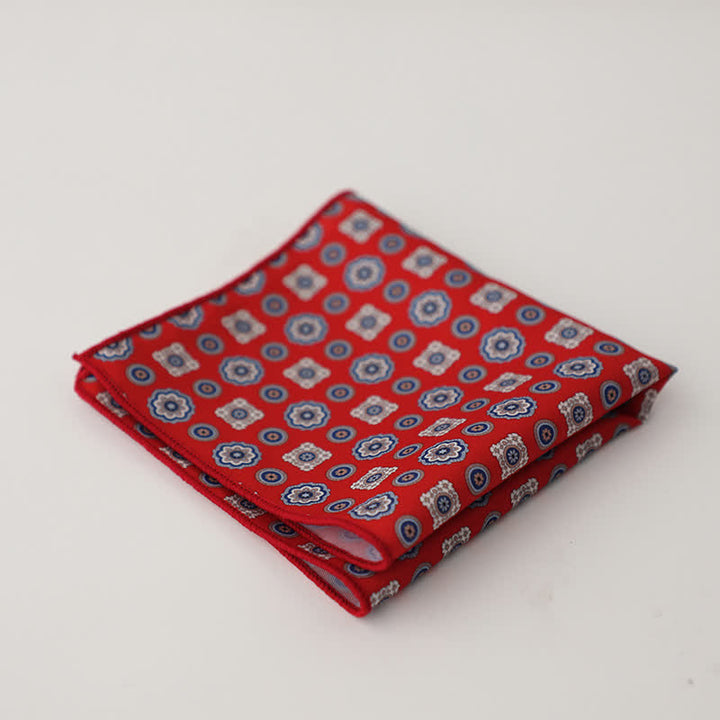 Pañuelo de bolsillo con diseño geométrico abstracto para hombre
