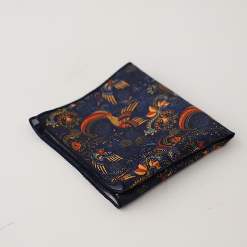 Pañuelo de bolsillo con diseño geométrico abstracto para hombre