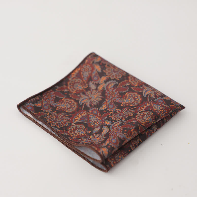 Pañuelo de bolsillo con diseño geométrico abstracto para hombre