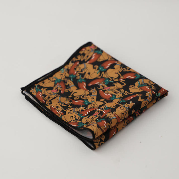 Pañuelo de bolsillo con diseño geométrico abstracto para hombre