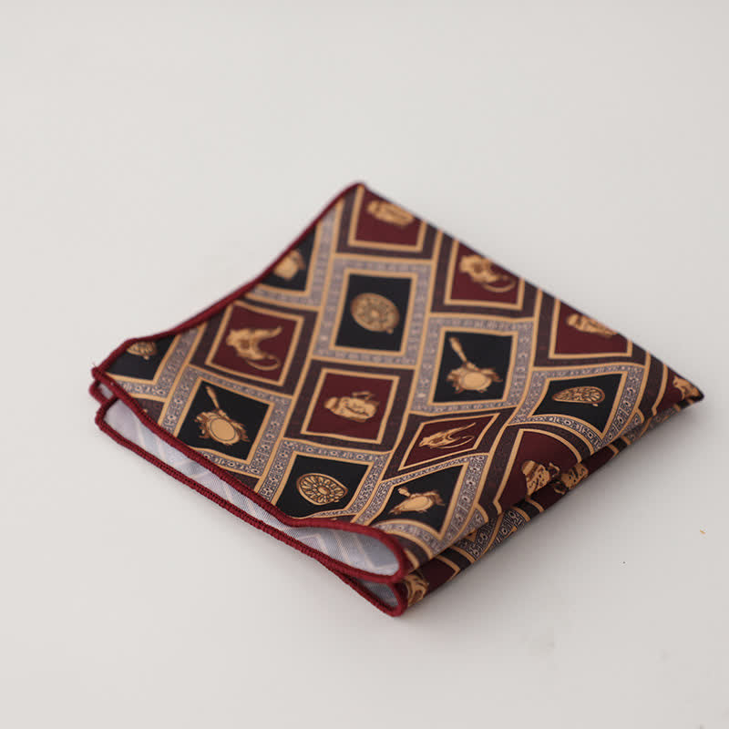 Pañuelo de bolsillo con diseño geométrico abstracto para hombre