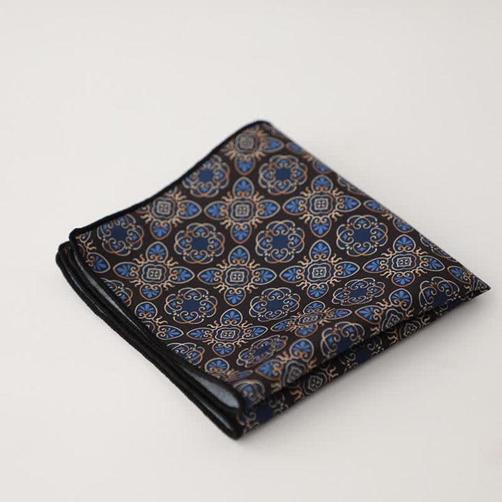 Pañuelo de bolsillo con diseño geométrico abstracto para hombre