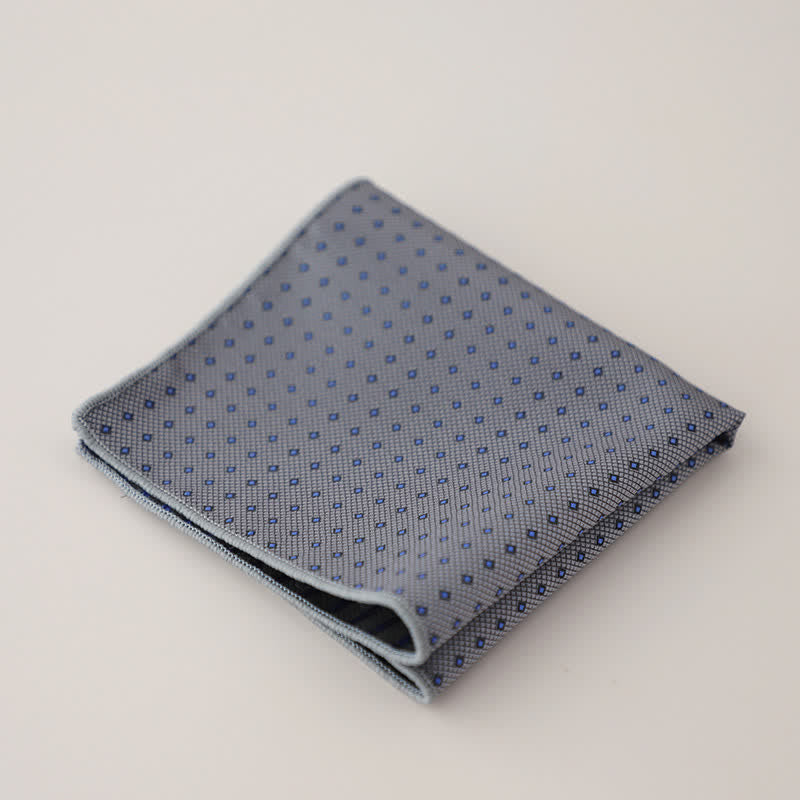 Pañuelo de bolsillo de jacquard con motivos florales de lujo para hombre