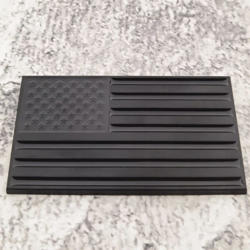 Pegatina de metal con la bandera estadounidense para coche