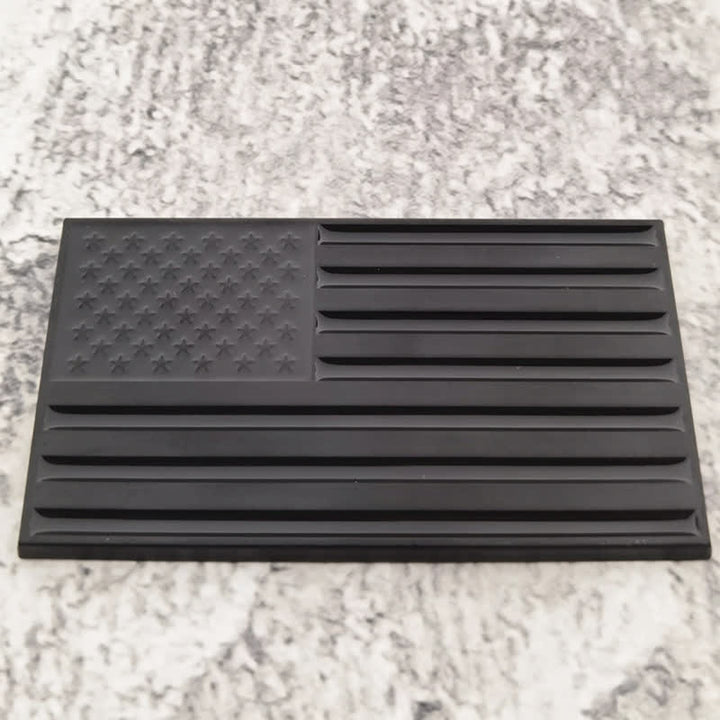 Pegatina de metal con la bandera estadounidense para coche