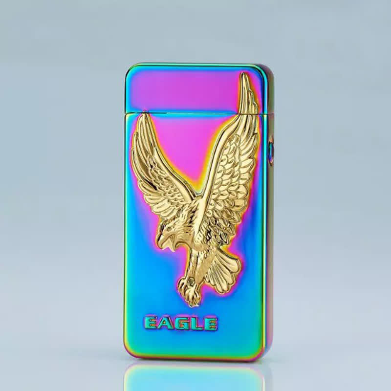 Encendedor electrónico recargable por USB sin llama de doble arco Dragon