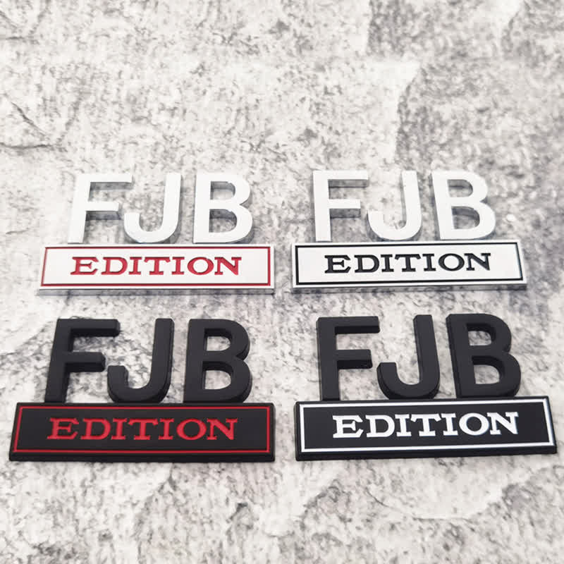 Insignia adhesiva de metal para coche de la edición FJB