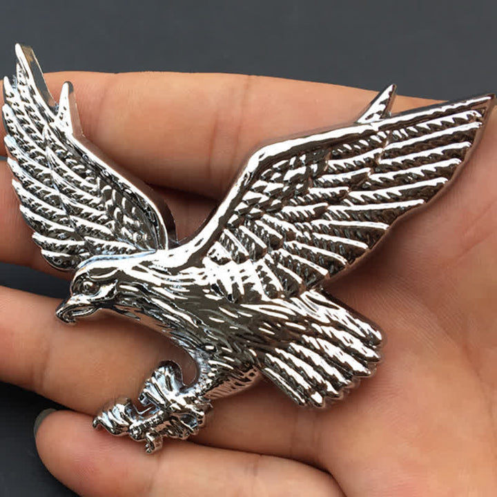 Pegatina de metal con águila voladora para coche