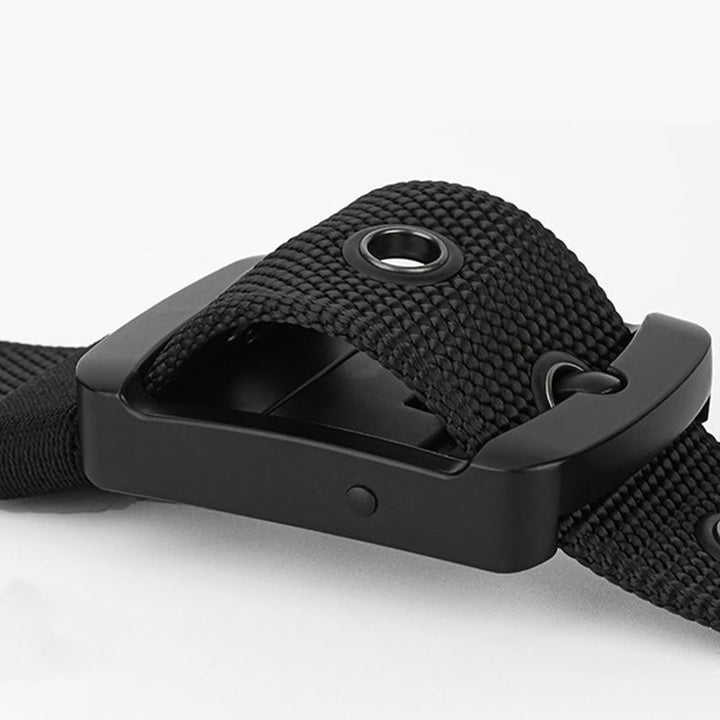 Cinturón deportivo con hebilla giratoria de dos lados para hombre