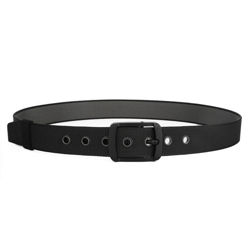 Cinturón deportivo con hebilla giratoria de dos lados para hombre