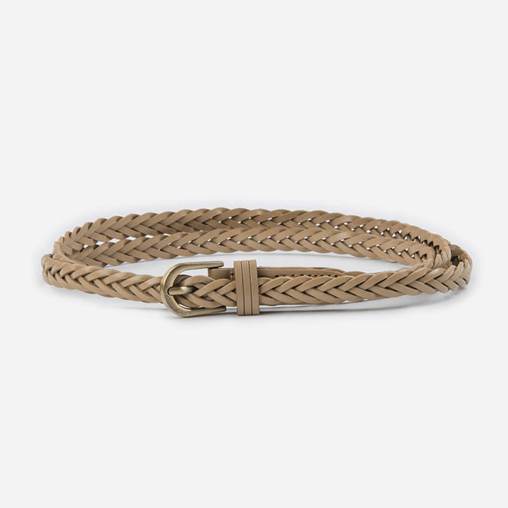 Cinturón trenzado vintage Cinturón sin agujeros