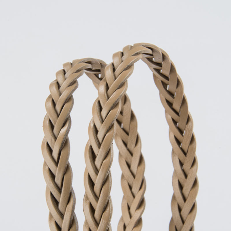 Cinturón trenzado vintage Cinturón sin agujeros