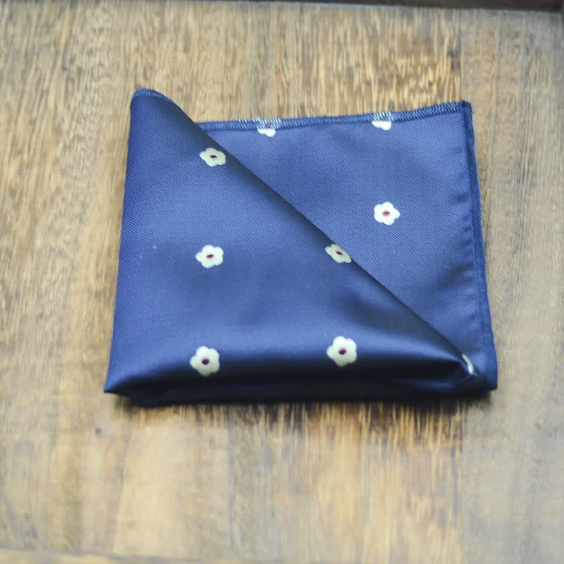 2 piezas de pajarita con pañuelo estampado de flores para hombre