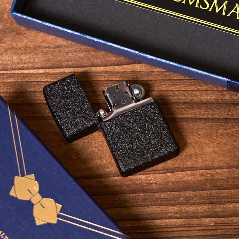 3 piezas de corbatas negras con temática de mariposa, pajarita esmerilada, caja de regalo para padrinos de boda