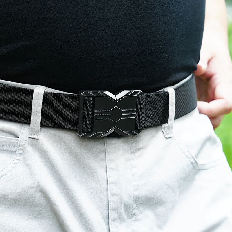 Cinturón táctico elástico de liberación rápida para hombre