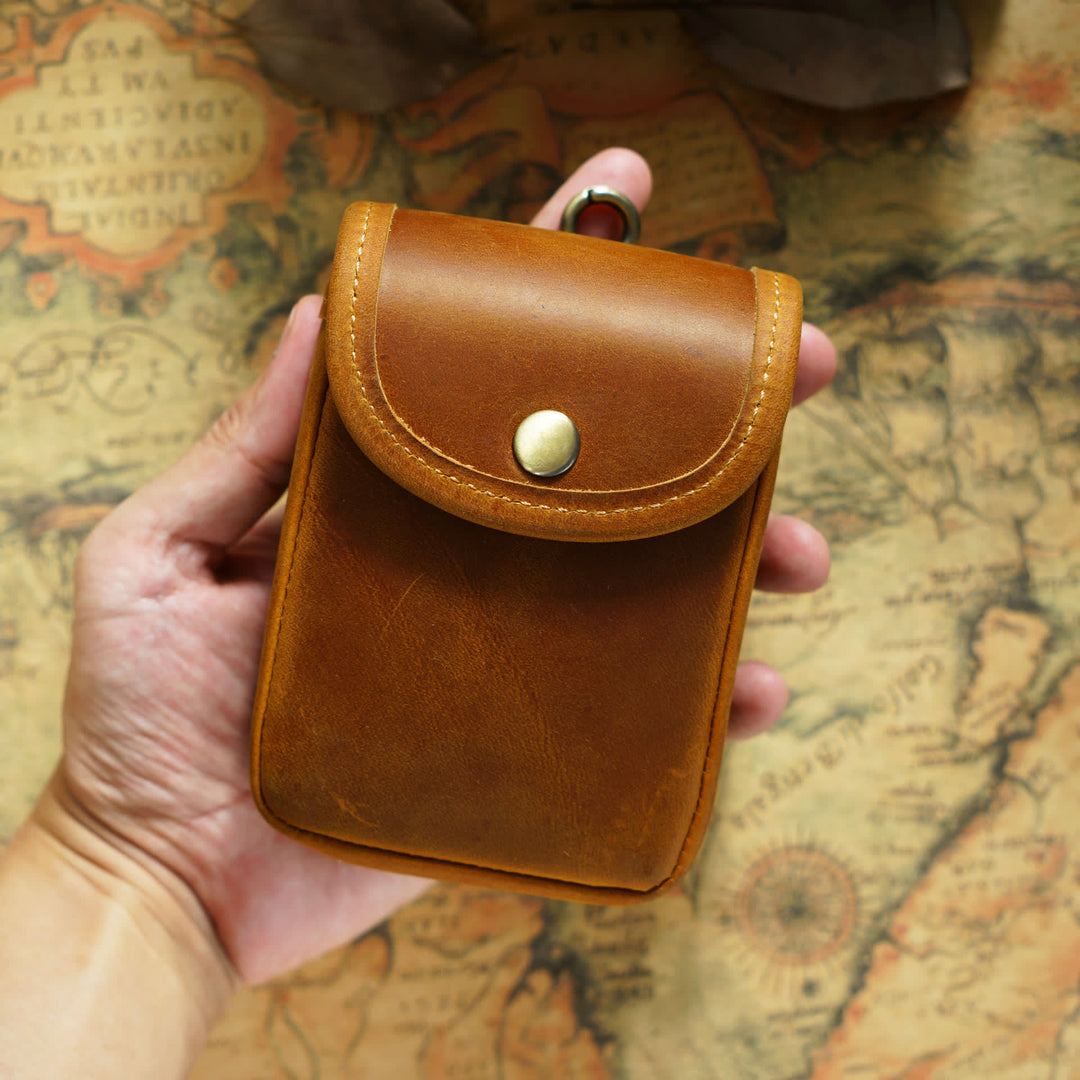 Mini monedero retro colgante con cinturón de almacenamiento